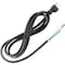 Satco Satco 90-2208 6 Ft. Heavy Duty Cord Set 18/3 SJT -105-#176;C, Black 90/2208 - alternate 1